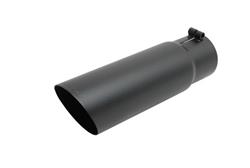 Gibson Performance 2.5 in. Black Exhaust Tip 12.0 in. Long - Click Image to Close